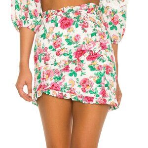 For Love and Lemons Becca Mini Skirt
